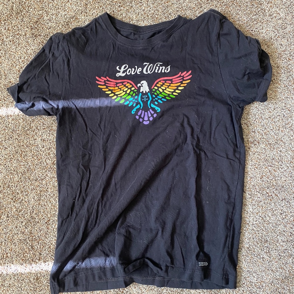 NWOT Life Is Good Pride T-Shirt